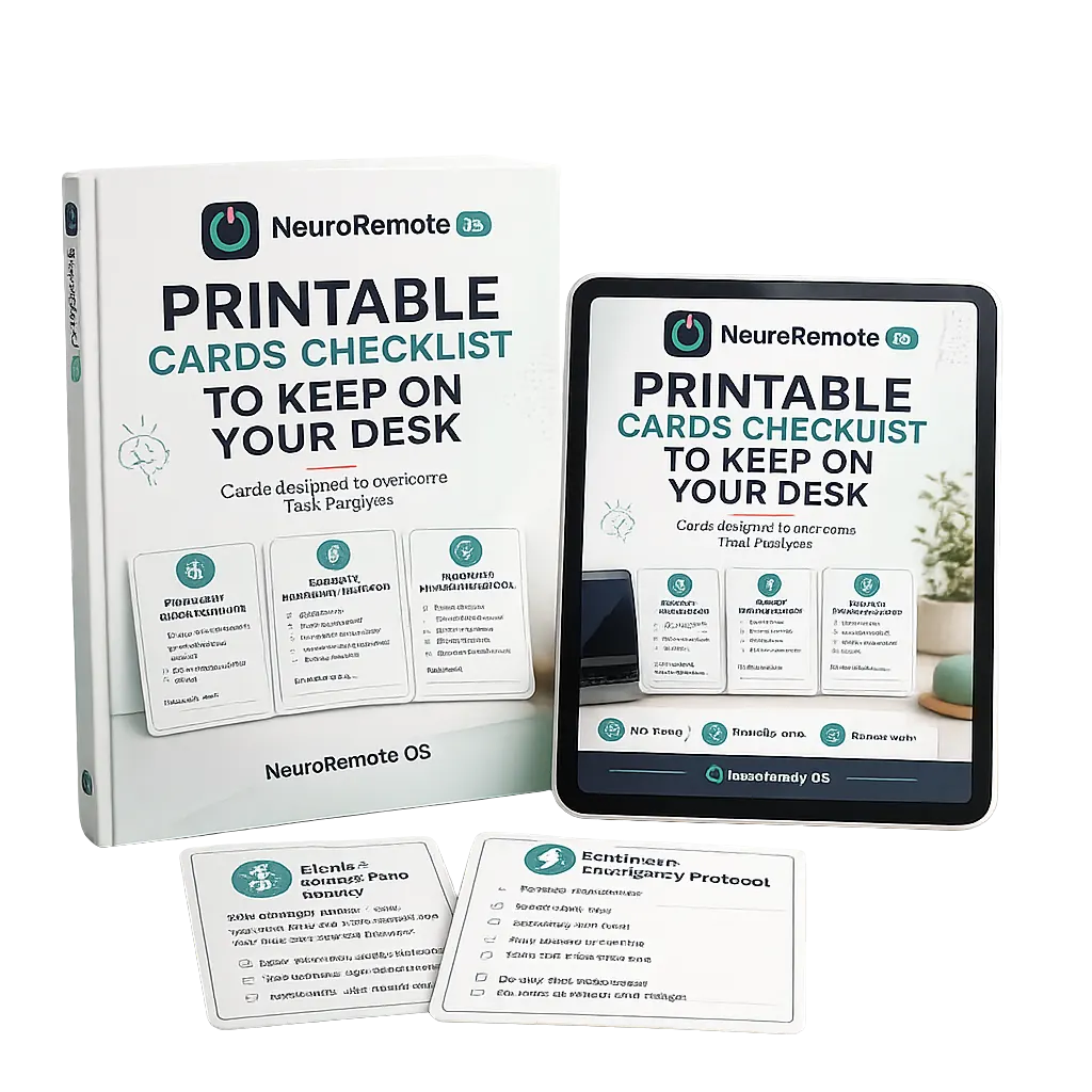 Physical checklists you can grab mid-panic.